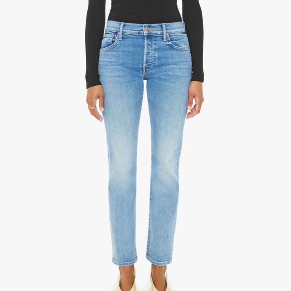 Like New MOTHER The Mid Rise Hiker Hover in Full Moon